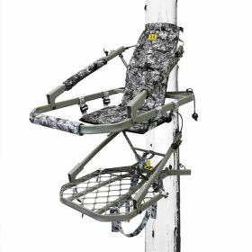 Hawk Warbird Climber Tree Stand Grey Camo Hawk Warbird Climber Tree Stand Grey Camo